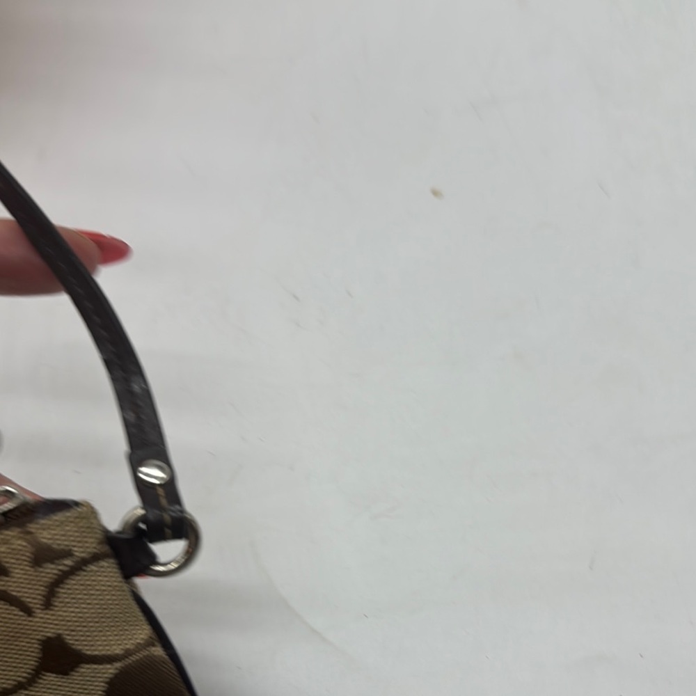 Coach Brown Signature Wristlet - Picture 5 of 7